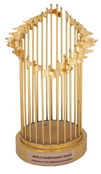 1977 New York Yankees World Series Replica 17" Commissioners Trophy From "The Bronx is Burning" TV Series 